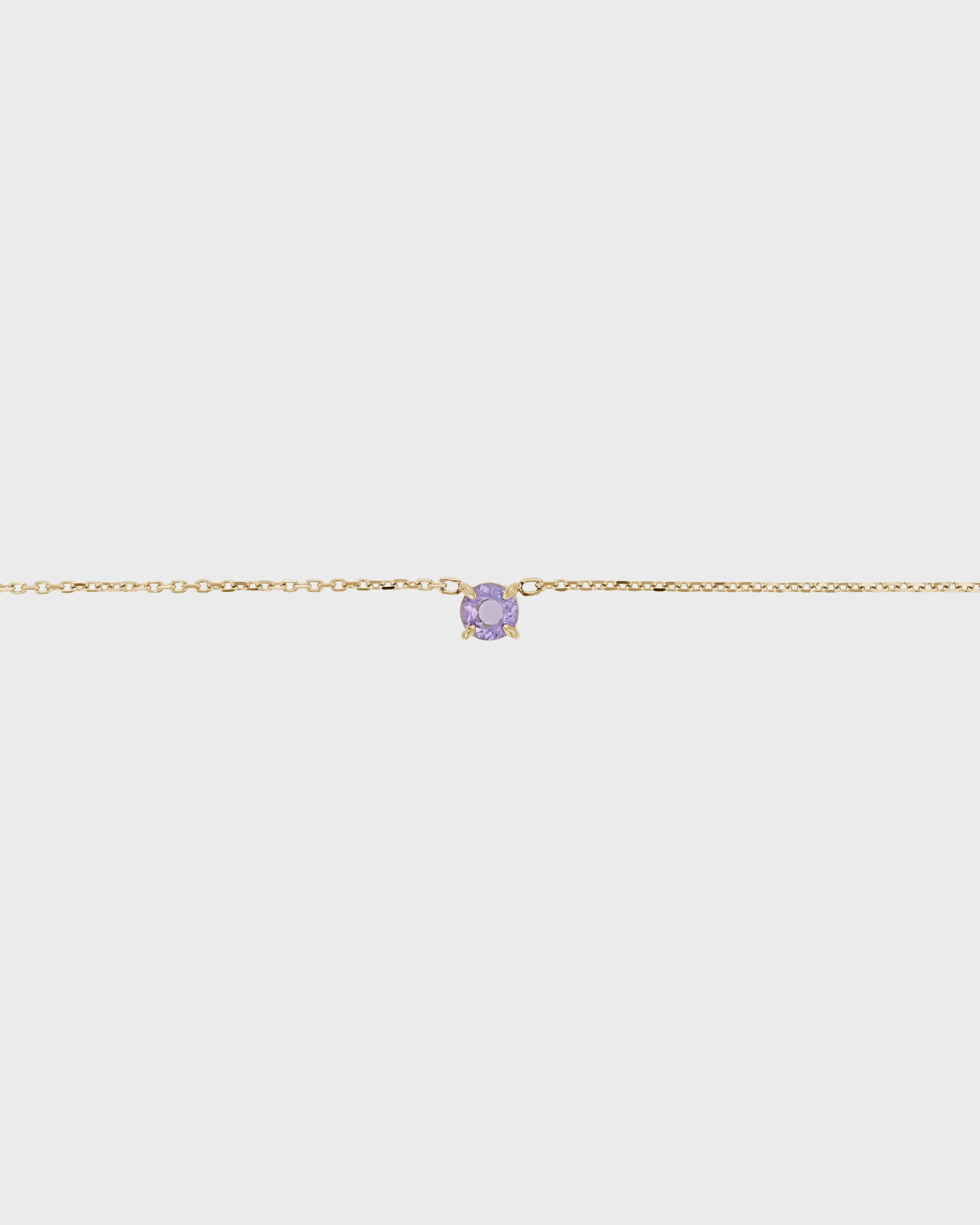 The Amethyst Birthstone Bracelet