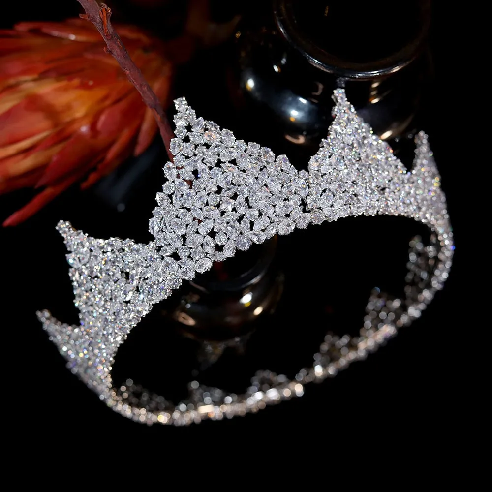 Tiara Crystal Crown Bridal Wedding Hair Accessories