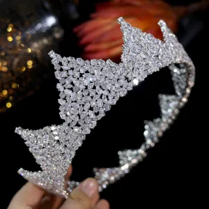 Tiara Crystal Crown Bridal Wedding Hair Accessories