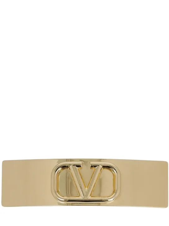 Valentino Garavani   V logo hair barrette 