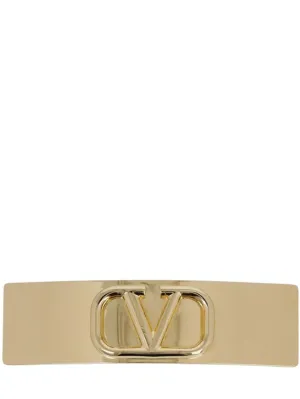 Valentino Garavani   V logo hair barrette 